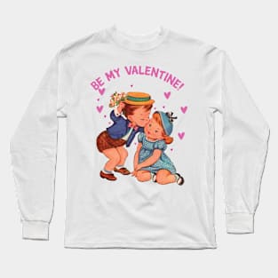 Vintage Valentine Long Sleeve T-Shirt